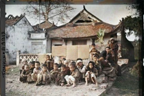 Ảnh màu quý hơn vàng về đình làng Thanh Trì một thế kỷ trước