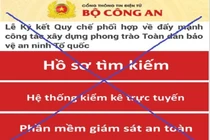Giả mạo Cổng TTĐT Bộ Công an để thu thập thông tin cá nhân