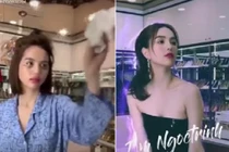 Video: Ngọc Trinh “lau gương biến hình” từ xấu kinh hoàng thành cực đẹp 