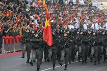 Ấn tượng "bông hồng thép" Học viện Cảnh sát nhân dân Lê Hà Anh