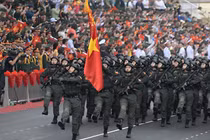 Ấn tượng "bông hồng thép" Học viện Cảnh sát nhân dân Lê Hà Anh