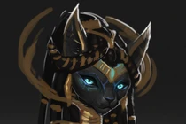 Nữ thần đầu mèo quyến rũ của người Ai Cập cổ đại