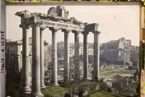 Ảnh màu hiếm về phế tích La Mã ở Roma năm 1918