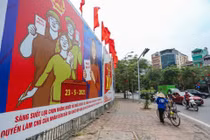 Hà Nội rực rỡ trước ngày bầu cử