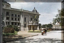 Đường phố Hà Nội năm 1915 qua ảnh màu cực quý của Pháp