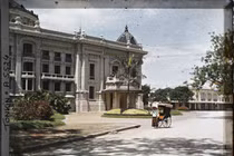 Đường phố Hà Nội năm 1915 qua ảnh màu cực quý của Pháp