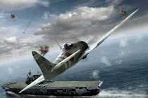 Vụ máy bay Nhật đánh bầm dập tàu sân bay USS Hornet của Mỹ 