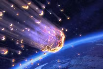 Thiên thạch rơi, 2 đạo quân đang đánh nhau chạy tán loạn