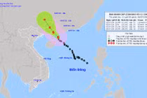 Bão số 1 di chuyển theo hướng Tây Bắc, sức gió mạnh nhất giật cấp 15