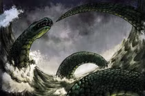 Sức mạnh hủy diệt của rắn khổng lồ Jörmungandr trong thần thoại Bắc Âu