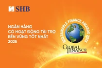 SHB năm thứ ba liên tiếp được vinh danh Ngân hàng Việt Nam 