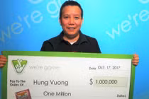 Người Việt bất ngờ trúng xổ số Mỹ 1 triệu USD
