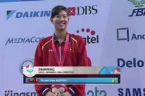 Kình ngư Ánh Viên thêm một lần phá kỷ lục SEA Games