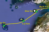 Ca nô chở 14 người từ đảo Nam Du về đất liền bị chìm