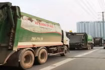 Tước bằng lái 4 tài xế xe chở rác chạy vào đường buýt nhanh