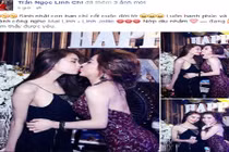 Chân dài Linh Chi bất ngờ hôn đồng giới gây bão