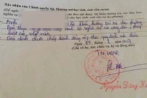 Cán bộ xã lại "bút phê" gây khó cho tân sinh viên ở Hà Tĩnh