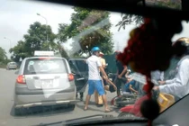 Trung tá CSGT bị xe tông bất tỉnh giữa cao tốc