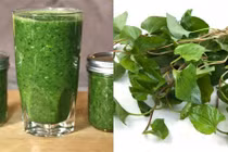 Tối nào cũng uống ly nước rau diếp cá, cân nặng giảm ầm ầm