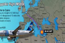 Máy bay Ai Cập mất tích bị “dính” bom hẹn giờ của IS?