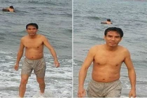 Chủ tịch Cửa Lò tắm biển, ăn hải sản