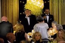 Cận cảnh tiệc chiêu đãi thượng khách ở Nhà Trắng