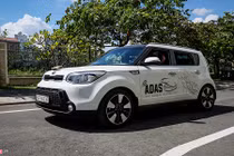 Xe tự lái đầu tiên đang thử nghiệm ở TP.HCM