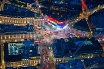 Thủ đô London đẹp tuyệt vời nhìn từ trên cao