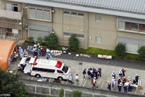 Hiện trường vụ tấn công bằng dao kinh hoàng ở Nhật Bản