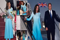 Vẻ đẹp rạng rỡ của Công nương Kate Middleton khi thăm Pakistan