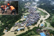 Lũ lụt hoành hành Trung Quốc, hàng chục người chết