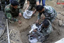 Quân đội Syria “khai quật” kho vũ khí của khủng bố gần Damascus