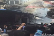 Nổ bình gas ở Trung Quốc, ít nhất 17 người chết