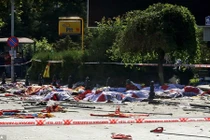 Hiện trường vụ nổ bom kinh hoàng tại Thổ Nhĩ Kỳ