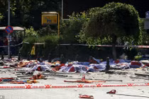 Hiện trường vụ nổ bom kinh hoàng tại Thổ Nhĩ Kỳ