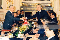 Hình ảnh nguyên Tổng Bí thư Đỗ Mười bên các nguyên thủ thế giới