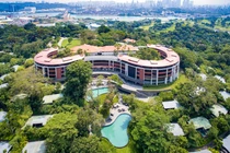 Choáng ngợp không gian bên trong hòn đảo diễn ra Thượng đỉnh Mỹ-Triều