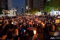 9.000 người biểu tình yêu cầu Tổng thống Hàn Quốc từ chức