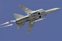 Nga dội bom gần khu vực máy bay Su-24 bị bắn rơi