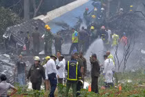 Hiện trường máy bay rơi ở Cuba, hơn 100 người chết