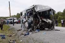 Tai nạn giao thông nghiêm trọng ở Nga, 33 người thương vong