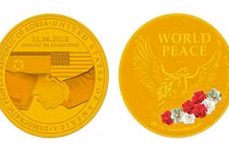 Singapore phát hành tiền xu kỷ niệm thượng đỉnh Mỹ-Triều