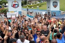 Hình ảnh về bạo loạn ở Brazil do cảnh sát đình công