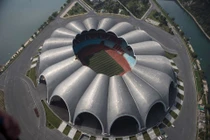 Kinh ngạc thủ đô Bình Nhưỡng, Triều Tiên nhìn từ trên cao