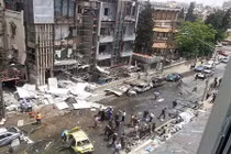 Hiện trường bệnh viện Aleppo bị nã tên lửa gây thương vong lớn