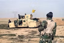 Ảnh: Chiến binh Nujaba truy quét khủng bố ở Salahuddin