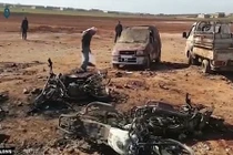 Hiện trường kinh hoàng vụ đánh bom xe liều chết gần Al-Bab