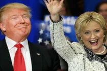Bà Clinton, ông Trump đứng trước chiến thắng lớn ở 5 bang