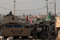Hình ảnh quân đội Iraq mở mặt trận mới đánh IS ở Mosul