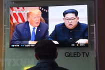 Đoàn tiền trạm của Nhà Trắng chuẩn bị lên đường tới Singapore